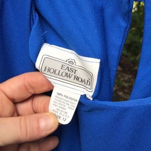 East Hollow Road Ruffle Tie Polyester Dress 12